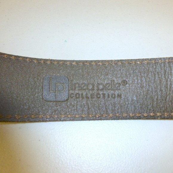 nwt LINEA PELLE BROWN LEATHER BELT M
